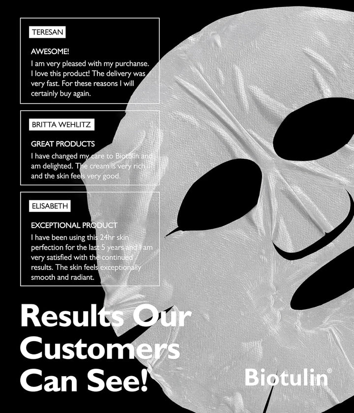 Biotulin Bio Cellulose Maske, 4er Box