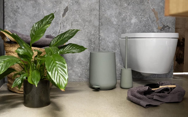 Zone Denmark Nova Mülleimer fürs Bad, Kosmetikeimer, Abfalleimer fürs Badezimmer, Durchm. 23 cm, Höh