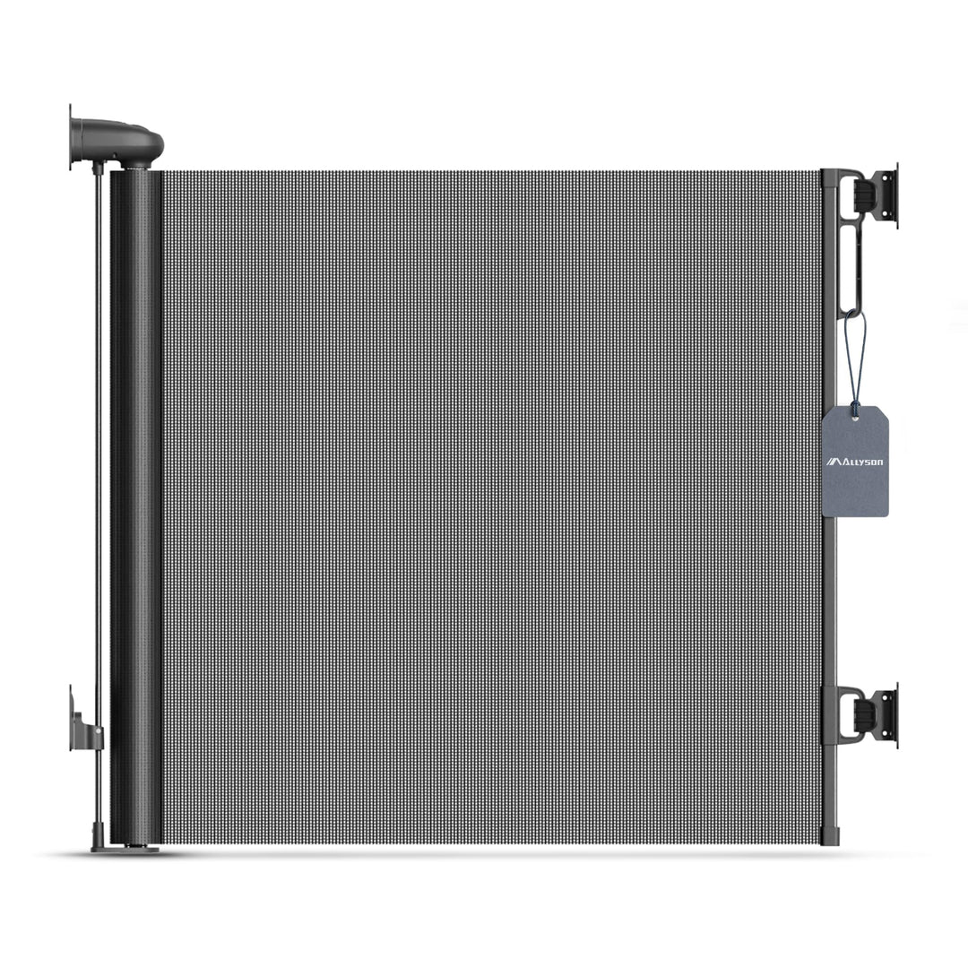 Allyson® Treppenschutzgitter Ausziehbar, Türschutzgitter bis 140 cm Treppengitter für Kinder & Haust