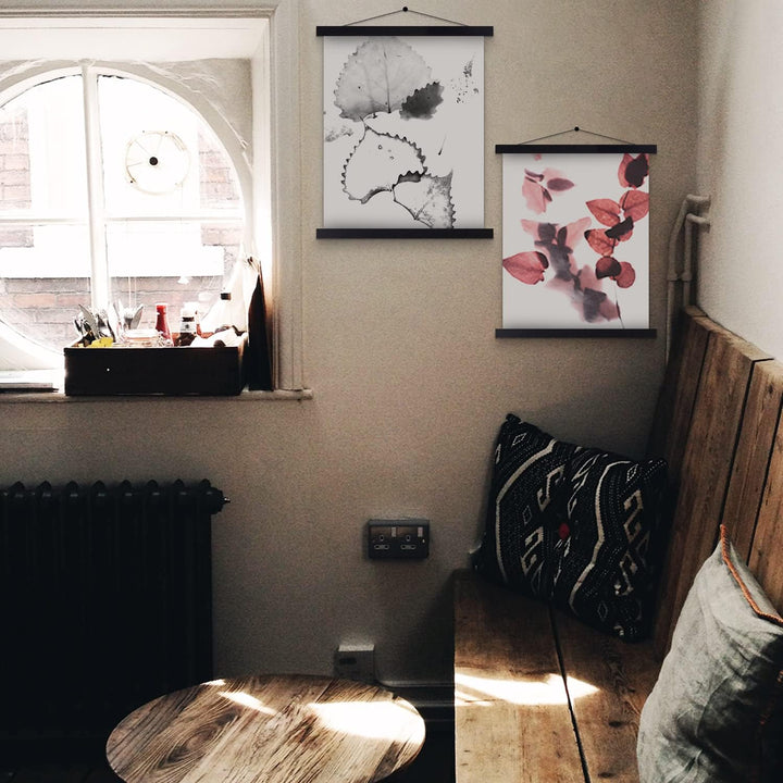 Ywlake Bilderrahmen B0, Posterrahmen, magnetisch, Naturholz, für Poster, magnetisch, hängend, Poster