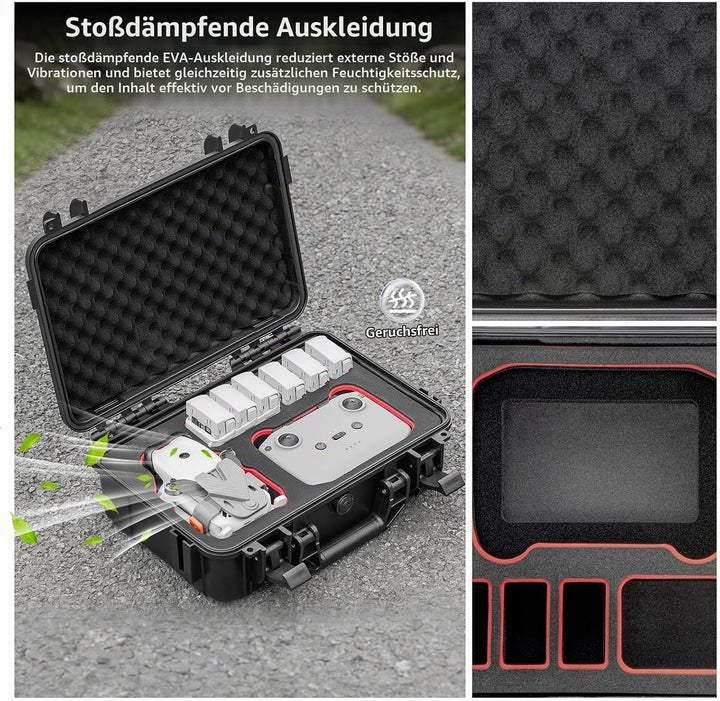 Wasserdichte Koffer Tasche für DJI Lito X1 / 1 Drohne, Tragbare Aufbewahrungstasche Hard Shell Schut