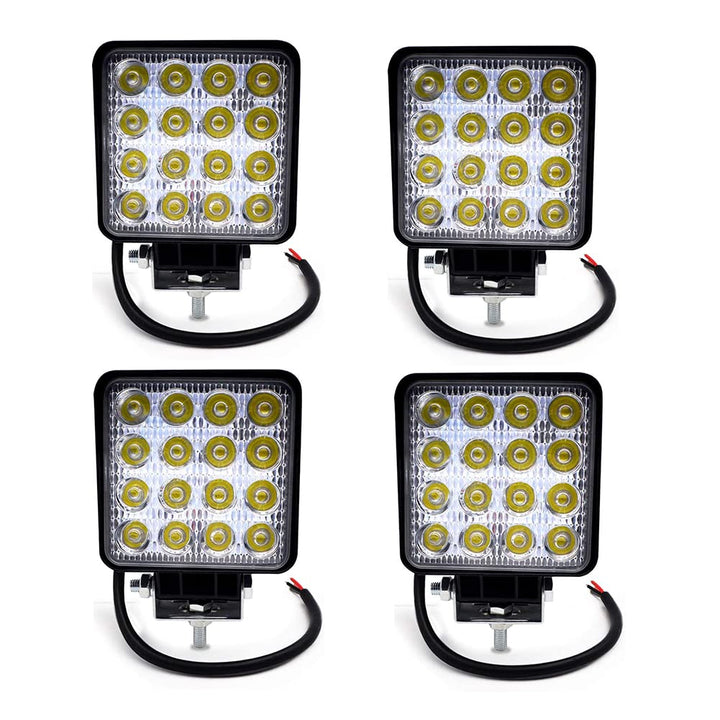 BeiLan Arbeitslichtleiste, LED-Scheinwerfer Auto-Off-Road-Licht Hilfslichter mit 48W LED-Lichtleiste