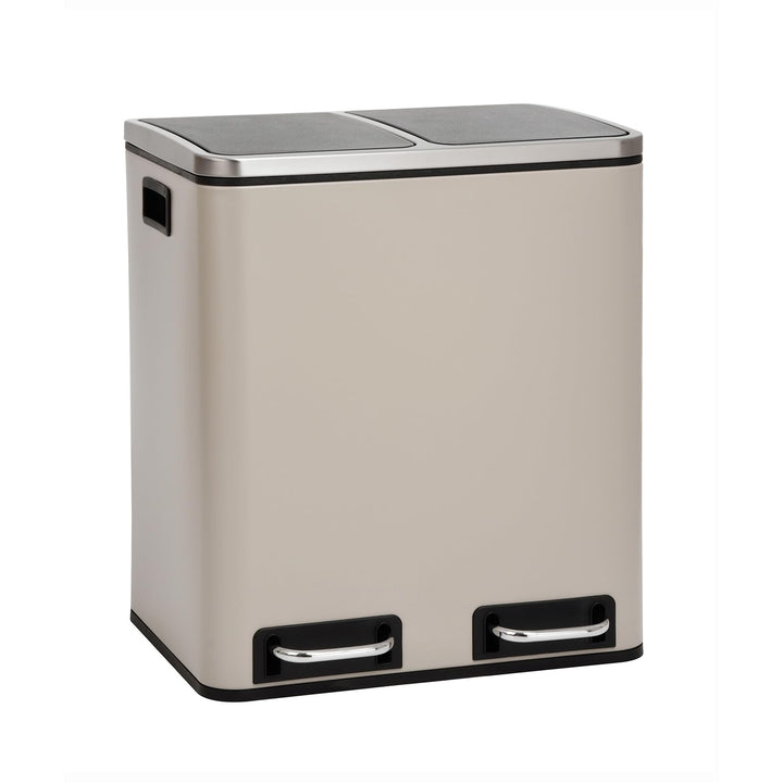 SVITA TM2X15 Treteimer 30 Liter Abfalleimer Inneneimer Mülleimer Design Mülltrennung Papierkorb Küch