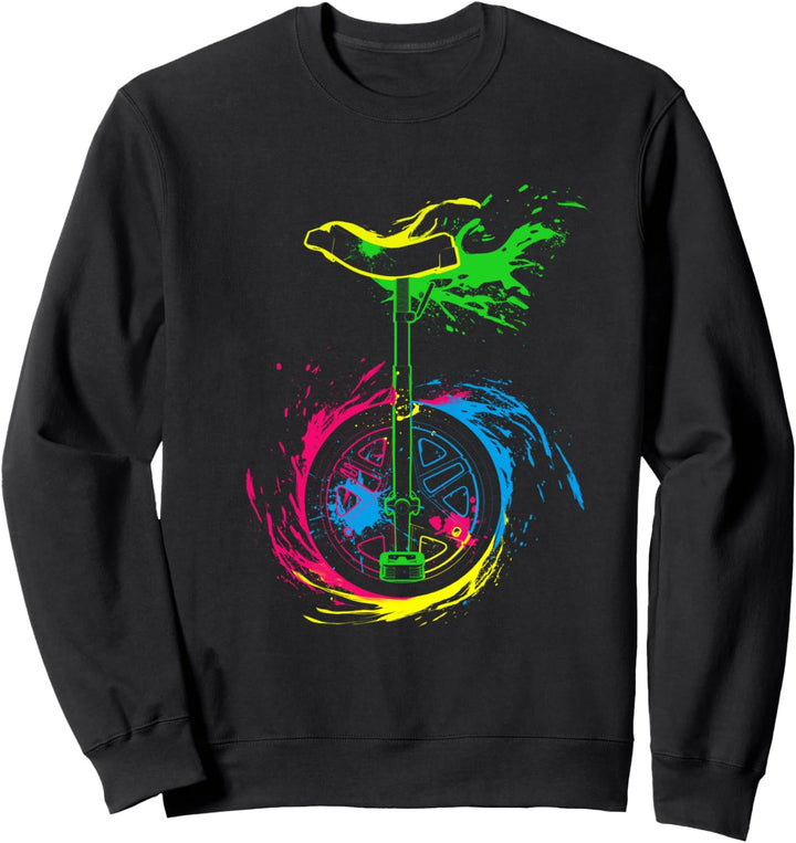 Splash Einradfahrrad Einradfahrer Einrad Sweatshirt