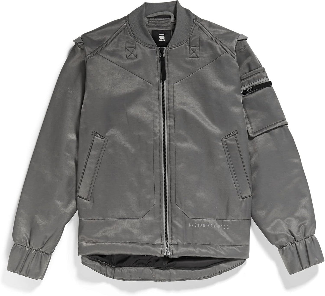 G-STAR RAW Damen Padded Bomberjacke 2.0 Grau (Granite D21019-c896-1468) M, Grau (Granite D21019-c896