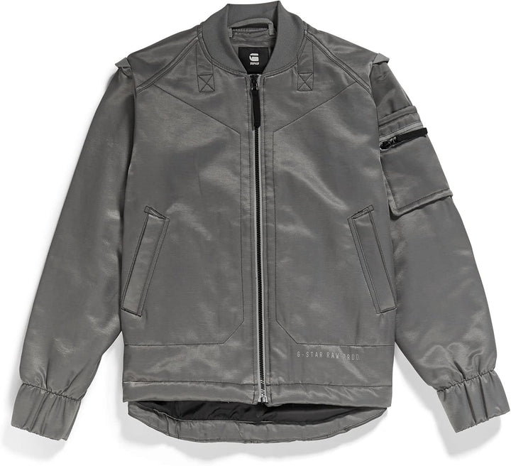 G-STAR RAW Damen Padded Bomberjacke 2.0 Grau (Granite D21019-c896-1468) M, Grau (Granite D21019-c896
