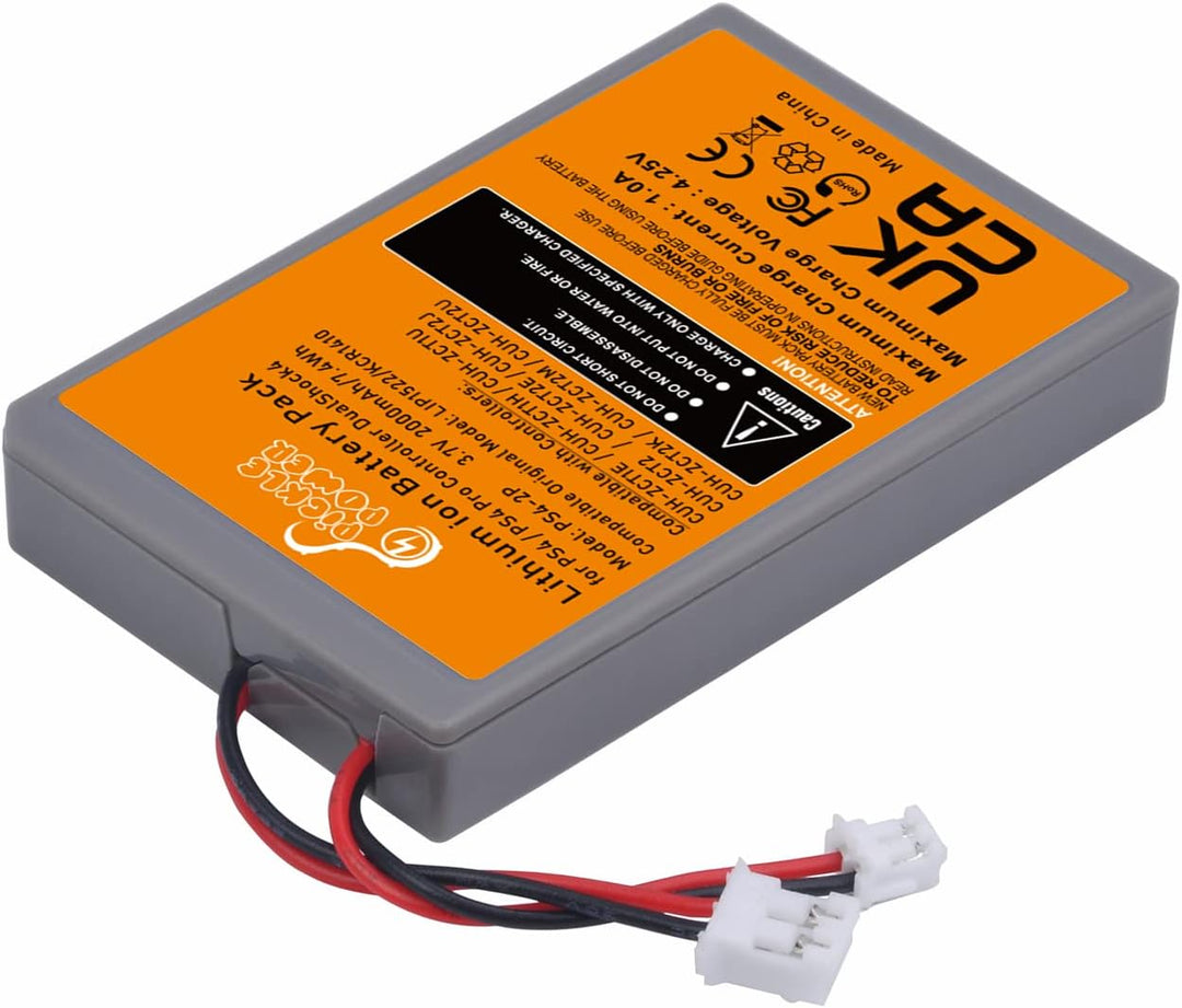 PS4 Controller Akku, Pickle Power 2 x 2000mAh PS4Pro Akkus für Sony Playstation 4 Dualshock 4 V1 V2