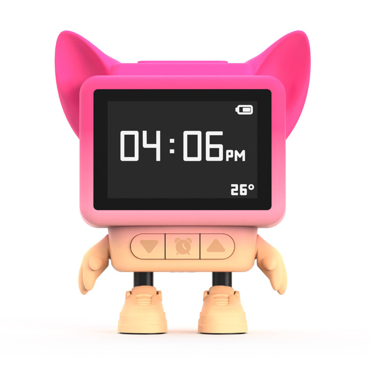 Mob Wecker und Lautsprecher, Bluetooth, für Kinder, Tanz in Musik, LCD-Display, emotional & beruhige