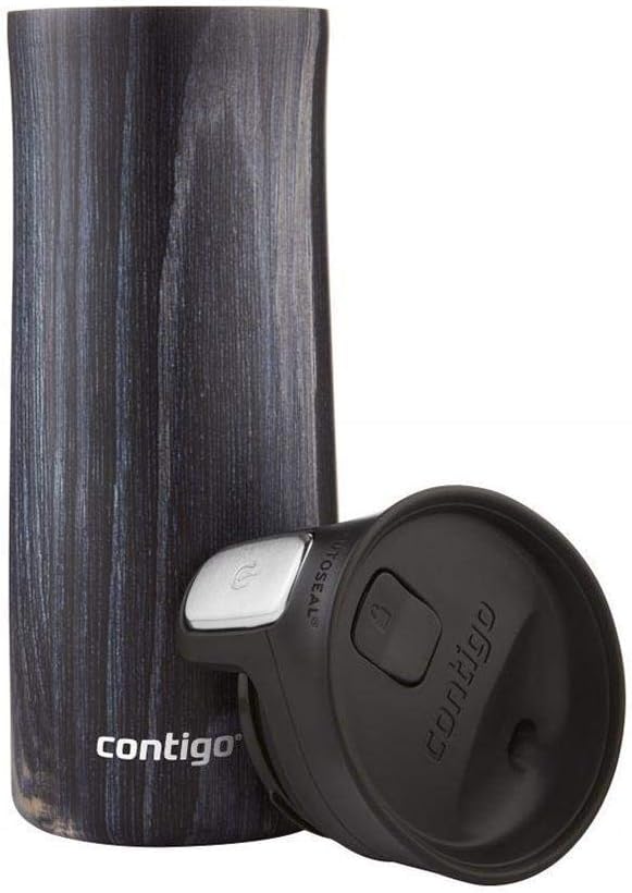 Contigo Pinnacle Autoseal Thermobecher, Edelstahl-Reisebecher, Isolierbecher, auslaufsicher, Kaffeeb