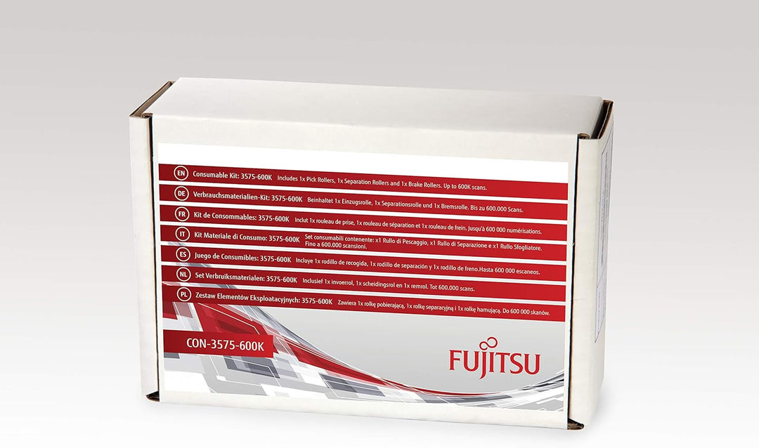 Fujitsu Pfu Verbrauchs-Set 3575-600 K, 1 Pack: für fi-6400, fi-6800. Enthält 1 x Pick-Roller, 1 x Tr