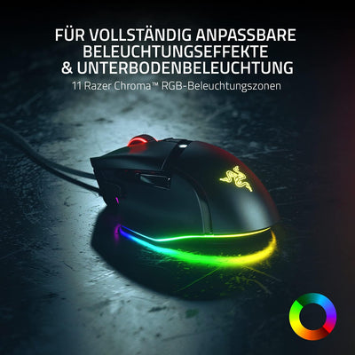 Razer Basilisk V3 - Kabelgebundene Gaming-Maus (10+1 programmierbare Tasten, HyperScroll-Neigungsrad