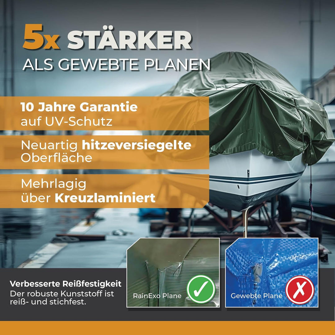 Rainexo Abdeckplane 3x4m; Stärke: 150g/m² 3 x 4 m, 3 x 4 m