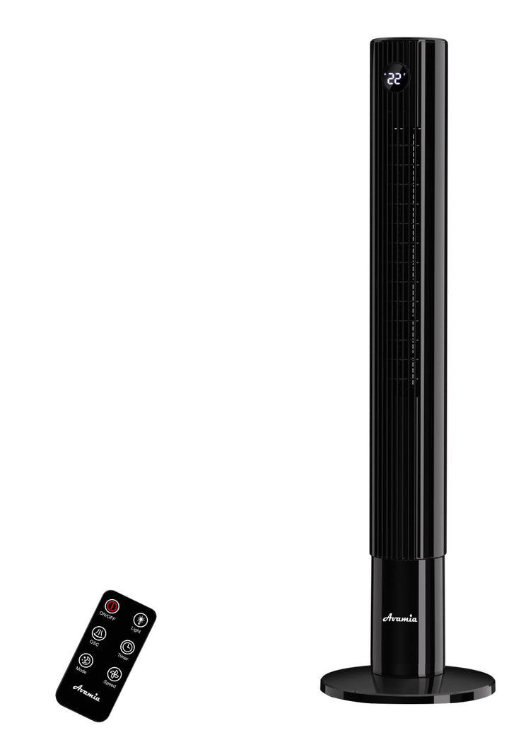 26dB Leiser Turmventilator, 110 cm Flügelloser Turmventilator, 7,8 m/s Luftstrom, 3 Geschwindigkeite