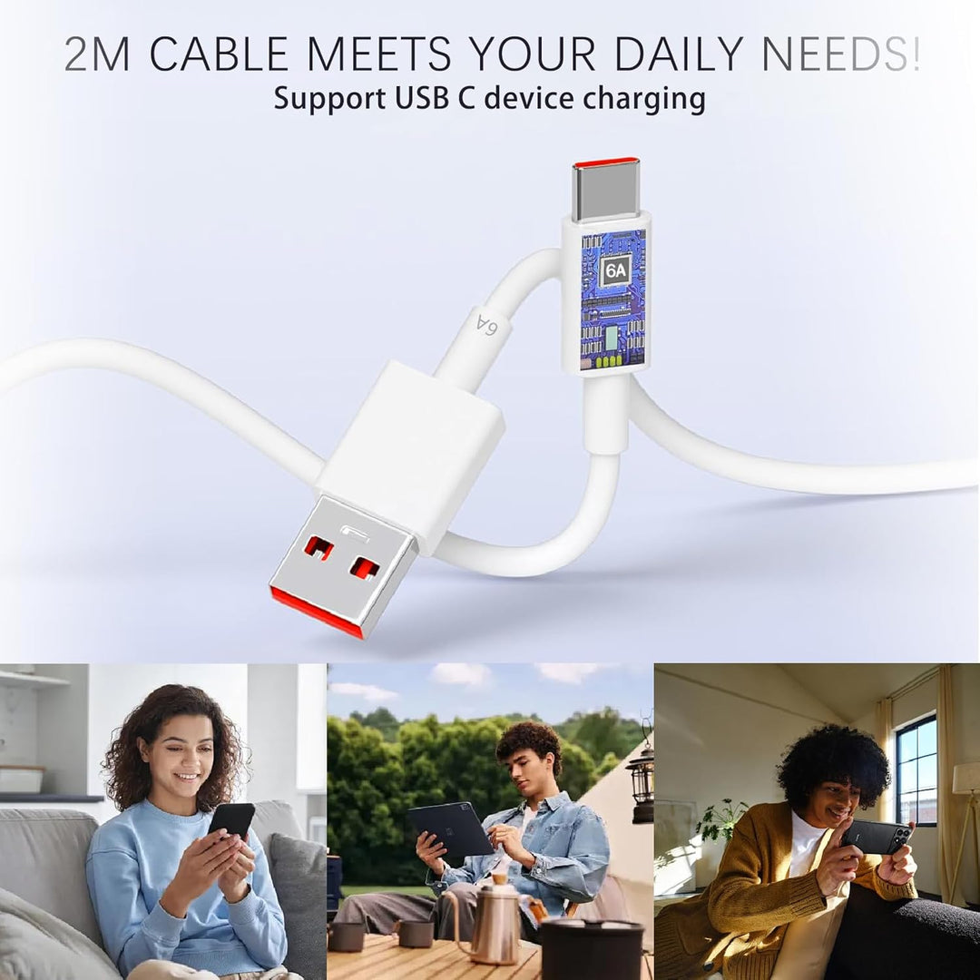 67W USB Ladegerät Netzteil mit Typ C Ladekabel 6A für Xiaomi 15 14 Ultra/14/14T/13T/13/13 Lite,Redmi
