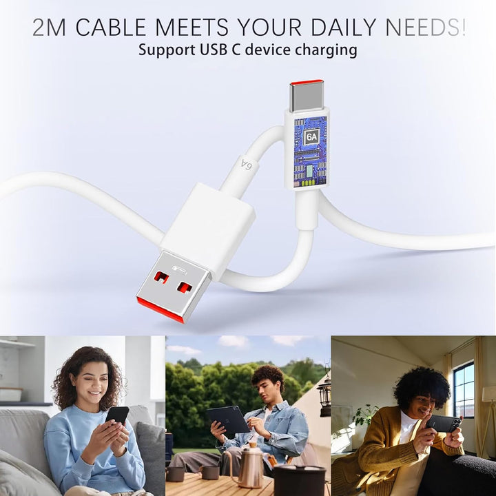 67W USB Ladegerät Netzteil mit Typ C Ladekabel 6A für Xiaomi 15 14 Ultra/14/14T/13T/13/13 Lite,Redmi