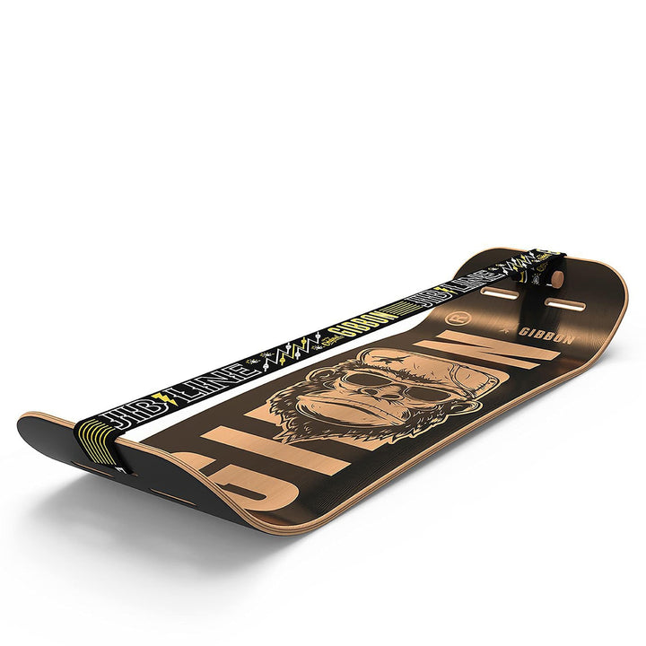 GIBOARD-SET BONZO CLASSIC - Innovatives Balance Board | Freestyle-Workout | hochwertiges Buchenholz