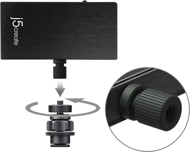 j5create Live-Videoaufnahmekarte - HDMI zu USB-C, unterstützt 1080p 60FPS Video- und Audioaufzeichnu