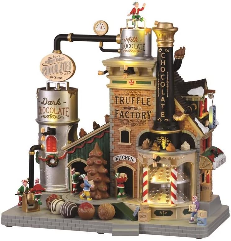 Lemax 15805-UK Santa's Wonderland Sights & Sounds: The Christmas Chocolatier Truffle Factory