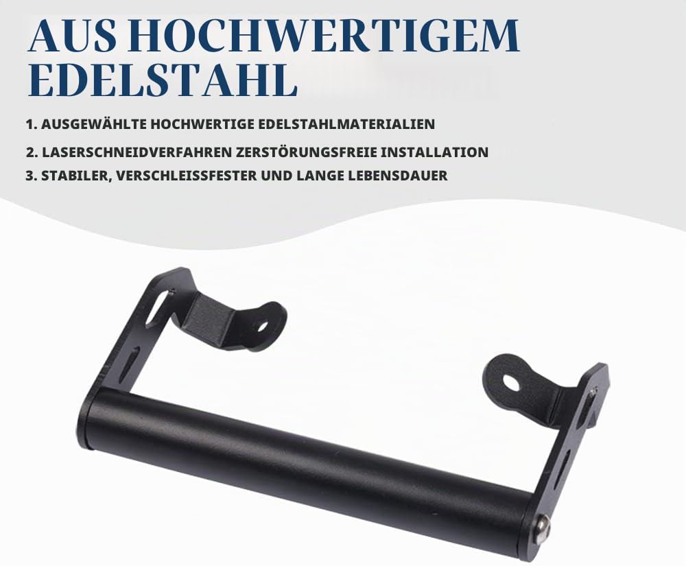 Motorrad Erweiterung Crossbar Telefonhalter Ständer Halter GPS Navigationsplattenhalterung für Ducat