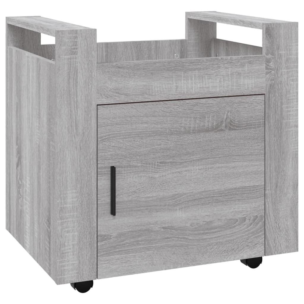 vidaXL Bürowagen, Rollcontainer mit viel Stauraum, Rollschrank für Wohnzimmer Büro Schlafzimmer, Bür