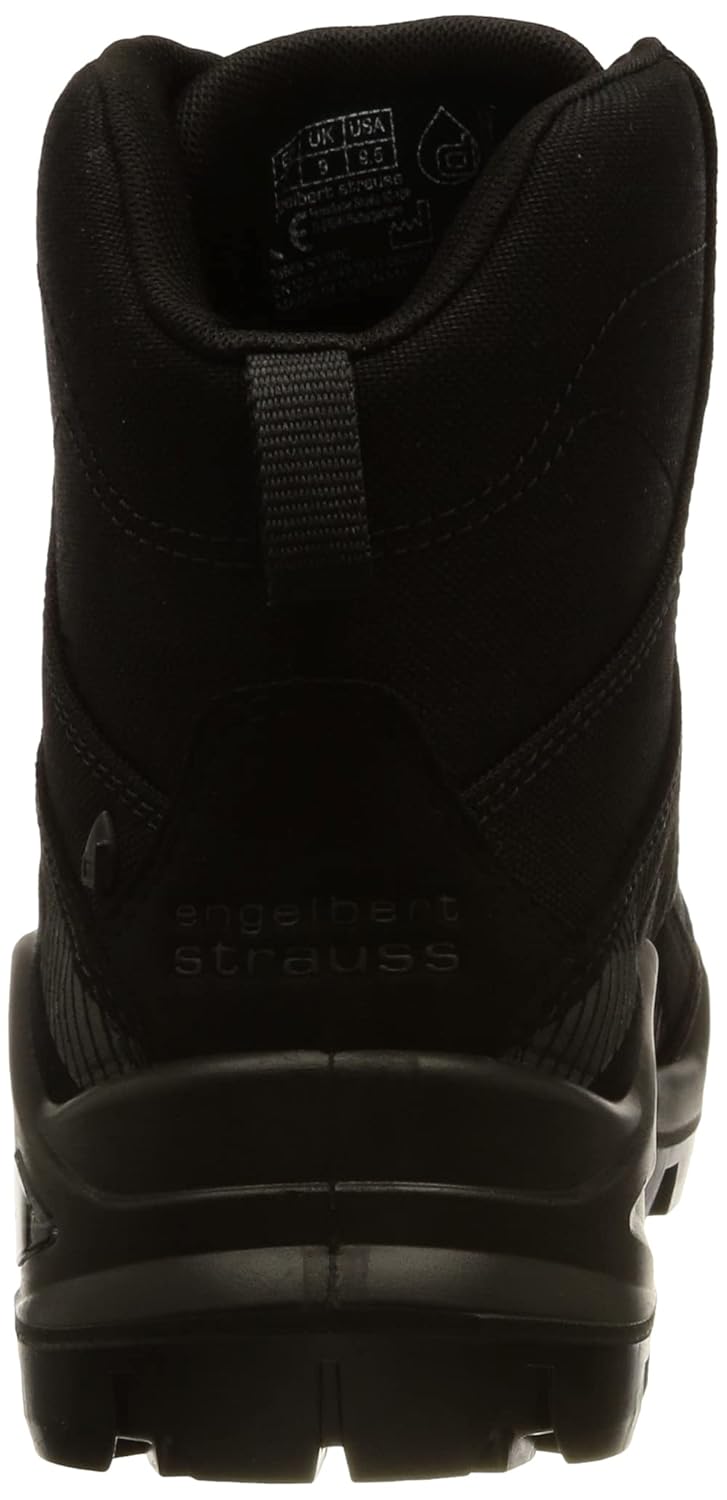 Engelbert Strauss 93655-43/black Sicherheitsschuhe Kastra Mid, 43,7Schwarz 43 EU Schwarz, 43 EU Schw