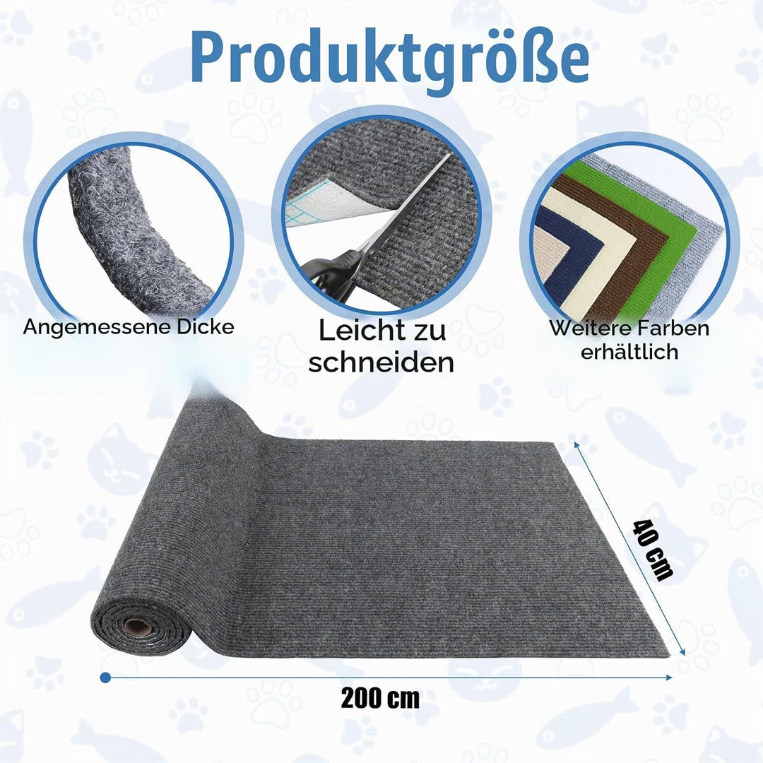Kratzteppich selbstklebend Kratzmatte Katze Sofa Kratzbretter Katze Wand Kratzbrett Katzen Katzenwan