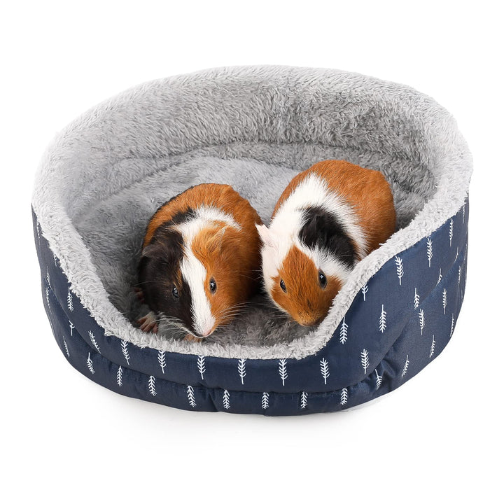 ONEJU Meerschweinchenbett, Meerschweinchen Oval Cuddler, Kaninchenbett, Bunny Bed, Meerschweinchenkä