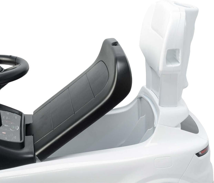 Porsche Cayenne Rutschauto mit Gehstock, Weiss