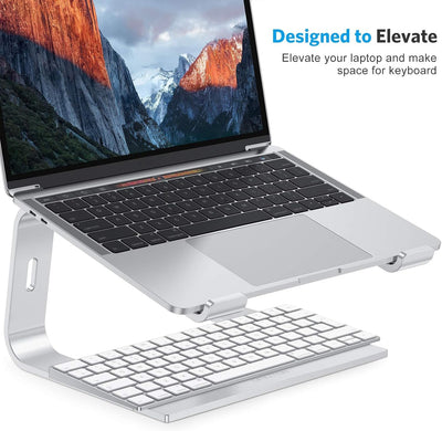 OMOTON Laptop Ständer, Notebook Ständer mit Belüftung, Universal PC Riser Ergonomisch Laptop Halteru