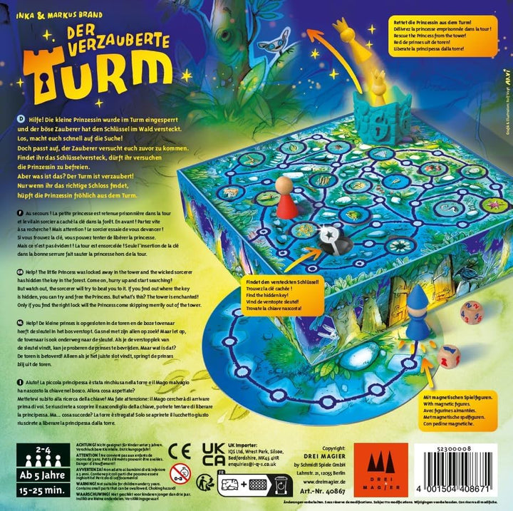 Schmidt Spiele 40867 Der verzauberte Turm, Drei Magier Kinderspiel des Jahres 2013