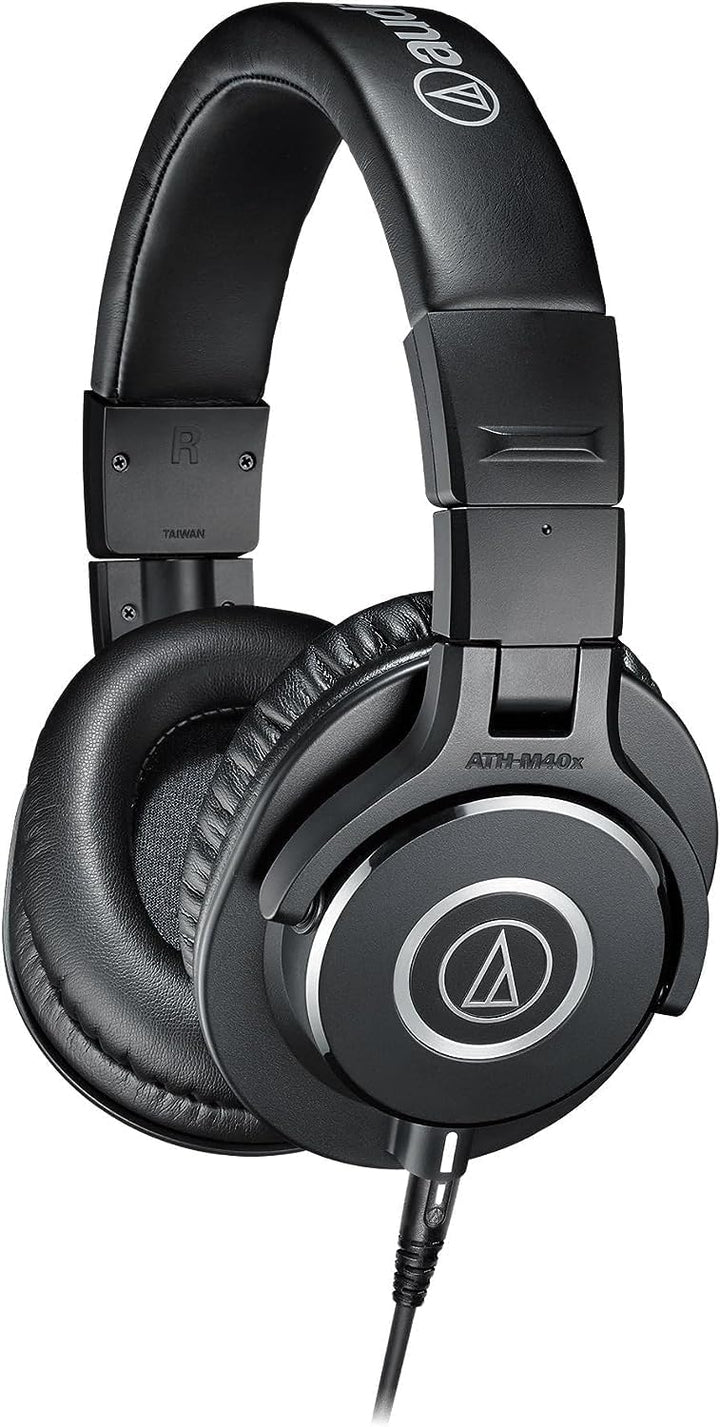 Audio-Technica M40x Professioneller Monitorkopfhörer Schwarz Single, Single