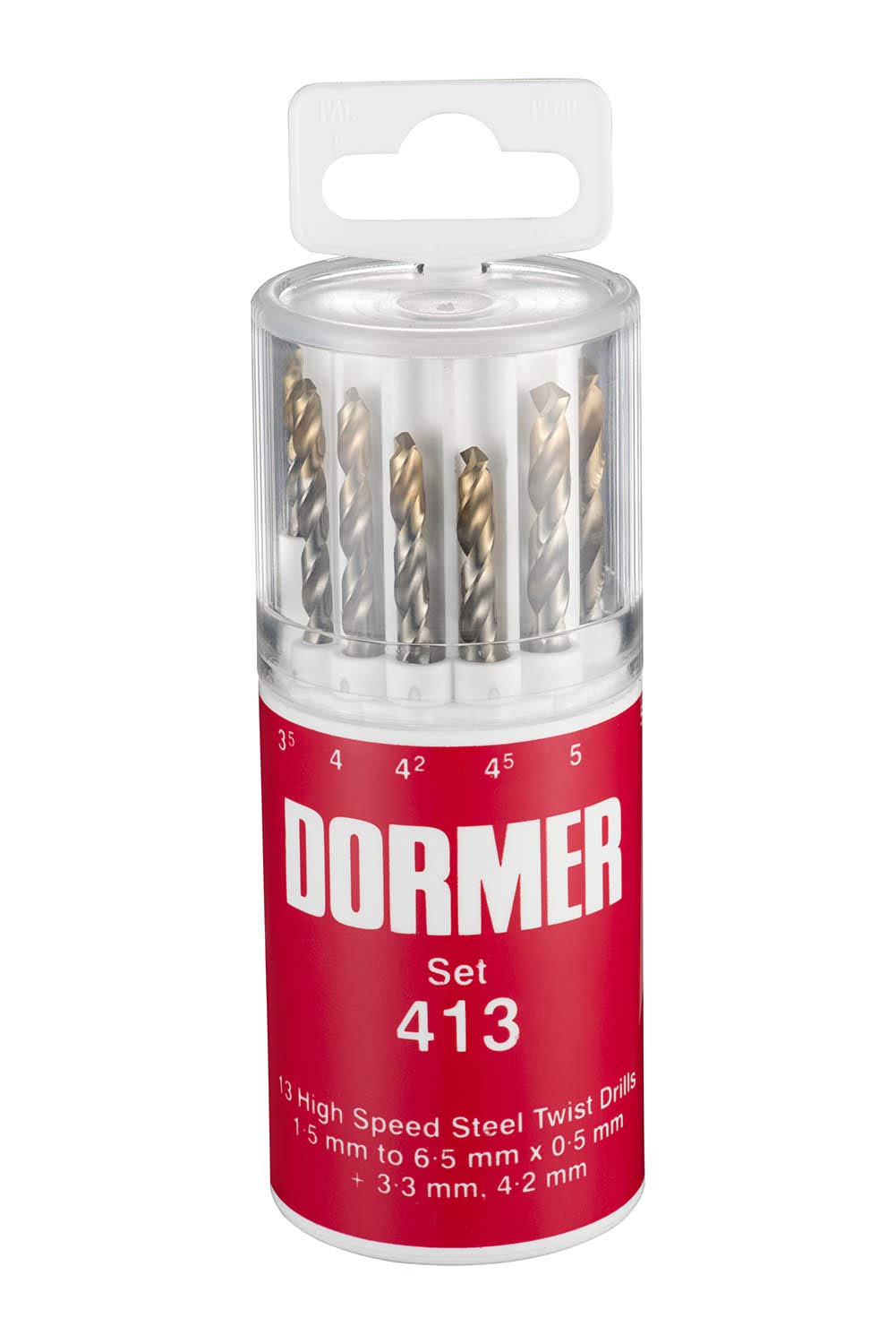 Dormer Jobber Drill Set, Set of 13 6.50 x 0.5 mm, 6.50 x 0.5 mm