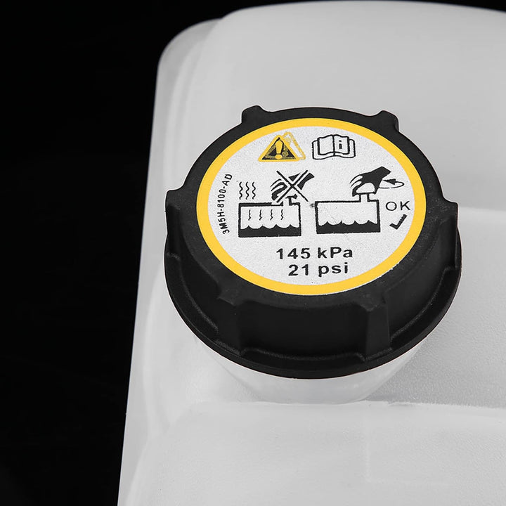 Kühlmittelbehälter, Qiilu Auto Kühlmittel Rückgewinnungstank Expansionsflasche Reservoir mit Kappe