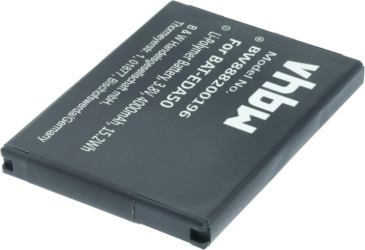 vhbw Akku Ersatz für Honeywell BAT-EDA50, BATT-EDA40-1, BATT-EDA50K-1 für Barcodescanner POS (4000mA