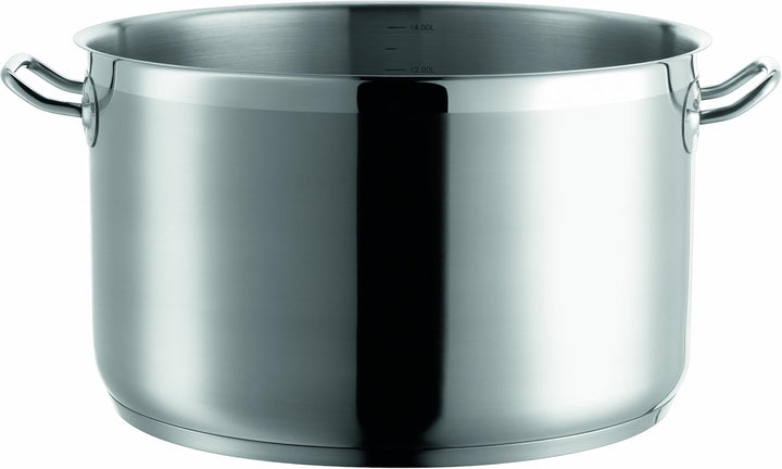 Mäser, Serie Professional, Fleischtopf 32 cm, Topf aus hochwertigem Edelstahl 18/10, Induktion, Lite