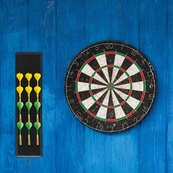 Dart Halter aus Holz für 12 Darts, Hochwertig Darthalter aus Holz, Praktische Dart Aufbewahrung, Wan