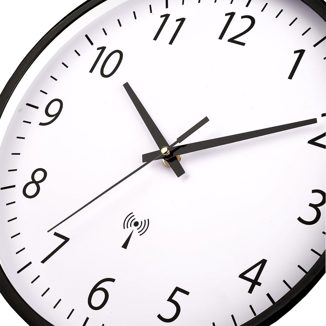 HZDHCLH Funkuhr 30 cm Grosses Ziffernblatt Wanduhr Geräuschlos,Geeignet für Schule, Zuhause, Wanddek