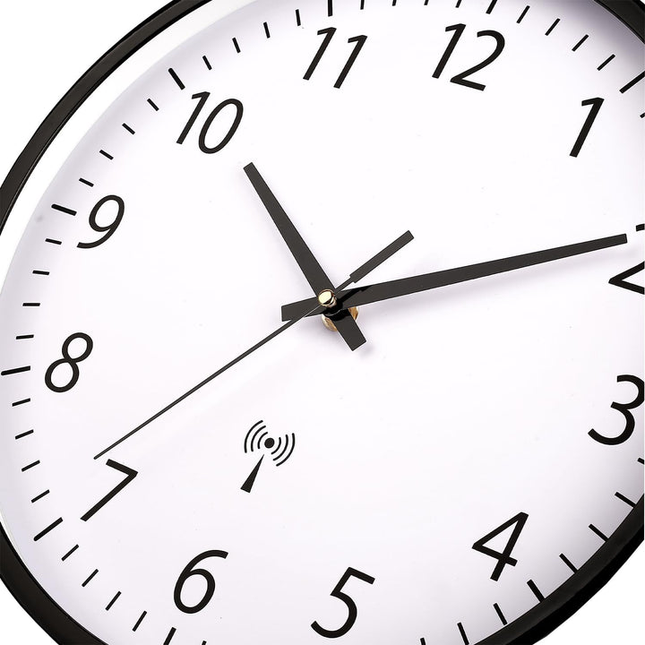 HZDHCLH Funkuhr 30 cm Grosses Ziffernblatt Wanduhr Geräuschlos,Geeignet für Schule, Zuhause, Wanddek