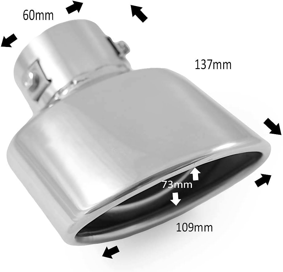 Auspuffblende Endrohr Endstuck Auspuff Blende Schalldampf Sportauspuff Universell Schalldampf Sport