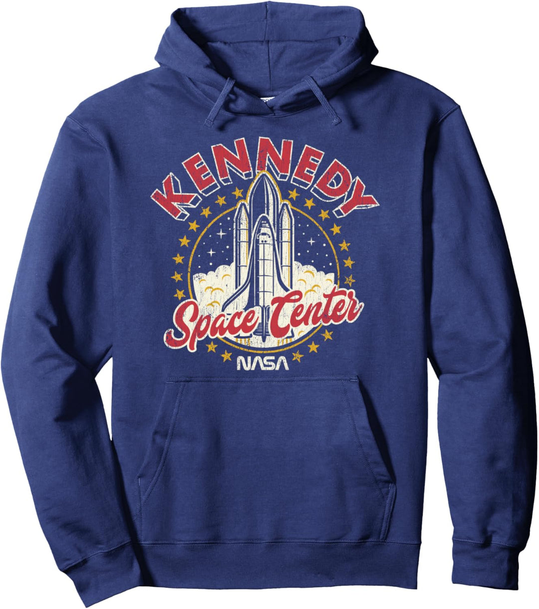 NASA Kennedy Space Center Red 3D Pullover Hoodie