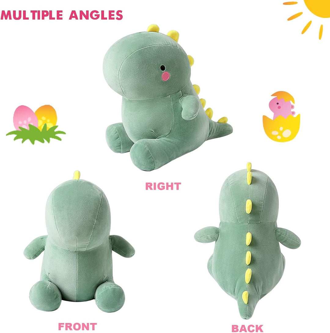 shownicer Plüschtier Dinosaurier Kuscheltier Stofftier Kawaii Dino Plüsch, Plüschsaurier Plüschkisse