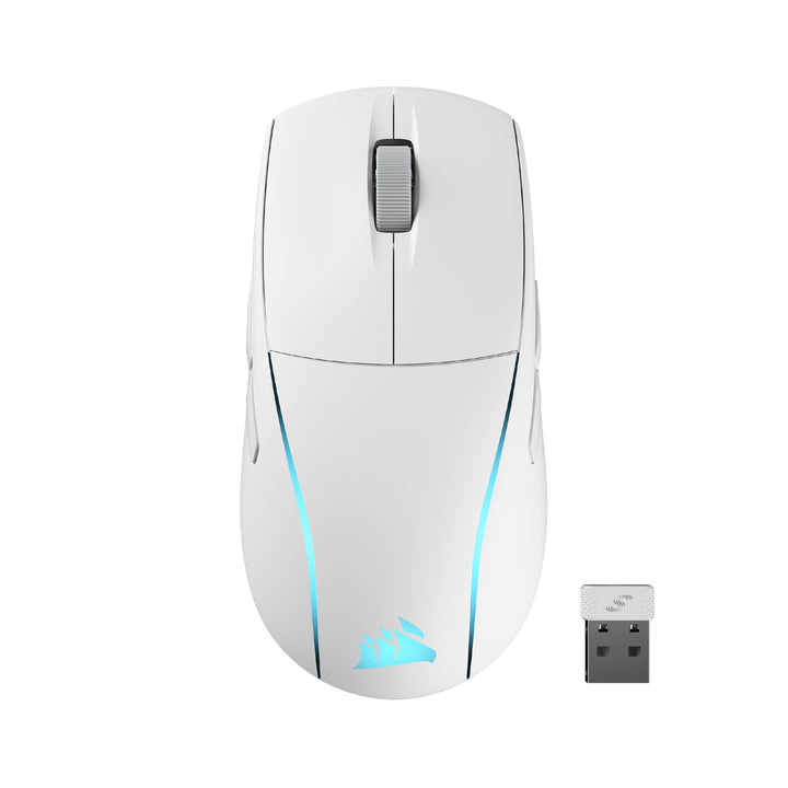 Corsair M75 Wireless RGB Leichte FPS Gaming-Maus – 26.000 DPI – Austauschbare Seitentasten – iCUE-Ko