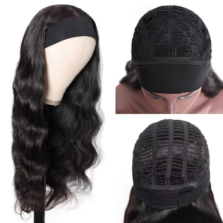 Dan&amp;Dre Curly Wave Stirnband Perücke, für Frauen Modische verstellbare Stirnband Schal Perücke Hocht