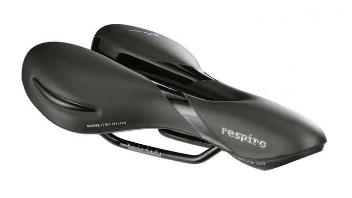 Selle Royal Atem Sport Athletic Sattel für Herren 25,6 x 22,7 cm Schwarz, 25,6 x 22,7 cm Schwarz