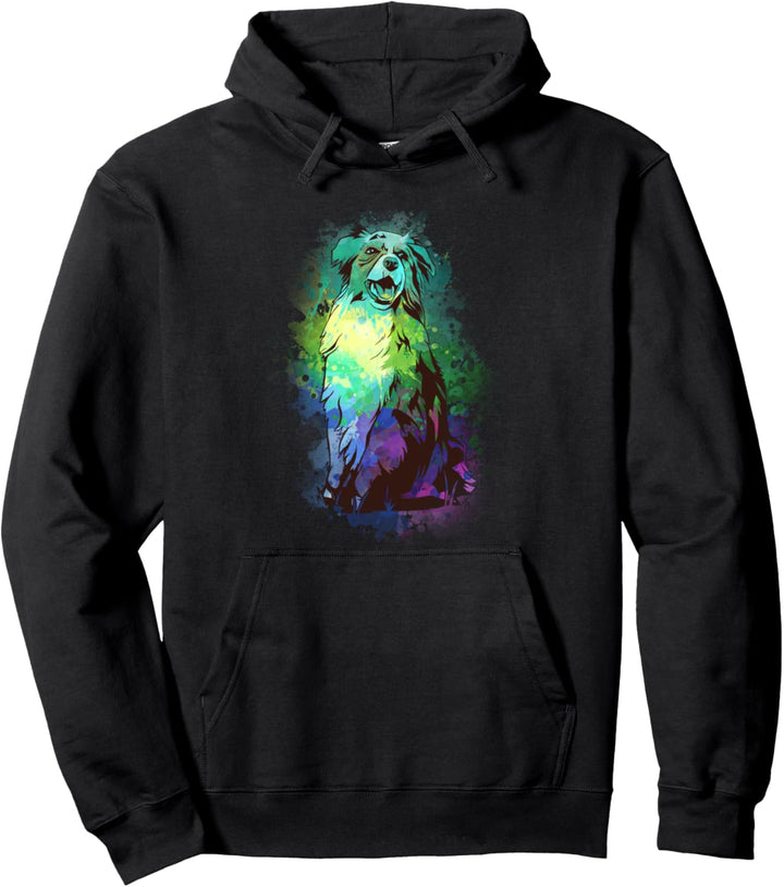 Australian Shepherd Bekleidung für Aussie Mama & Dad Aussie Pullover Hoodie
