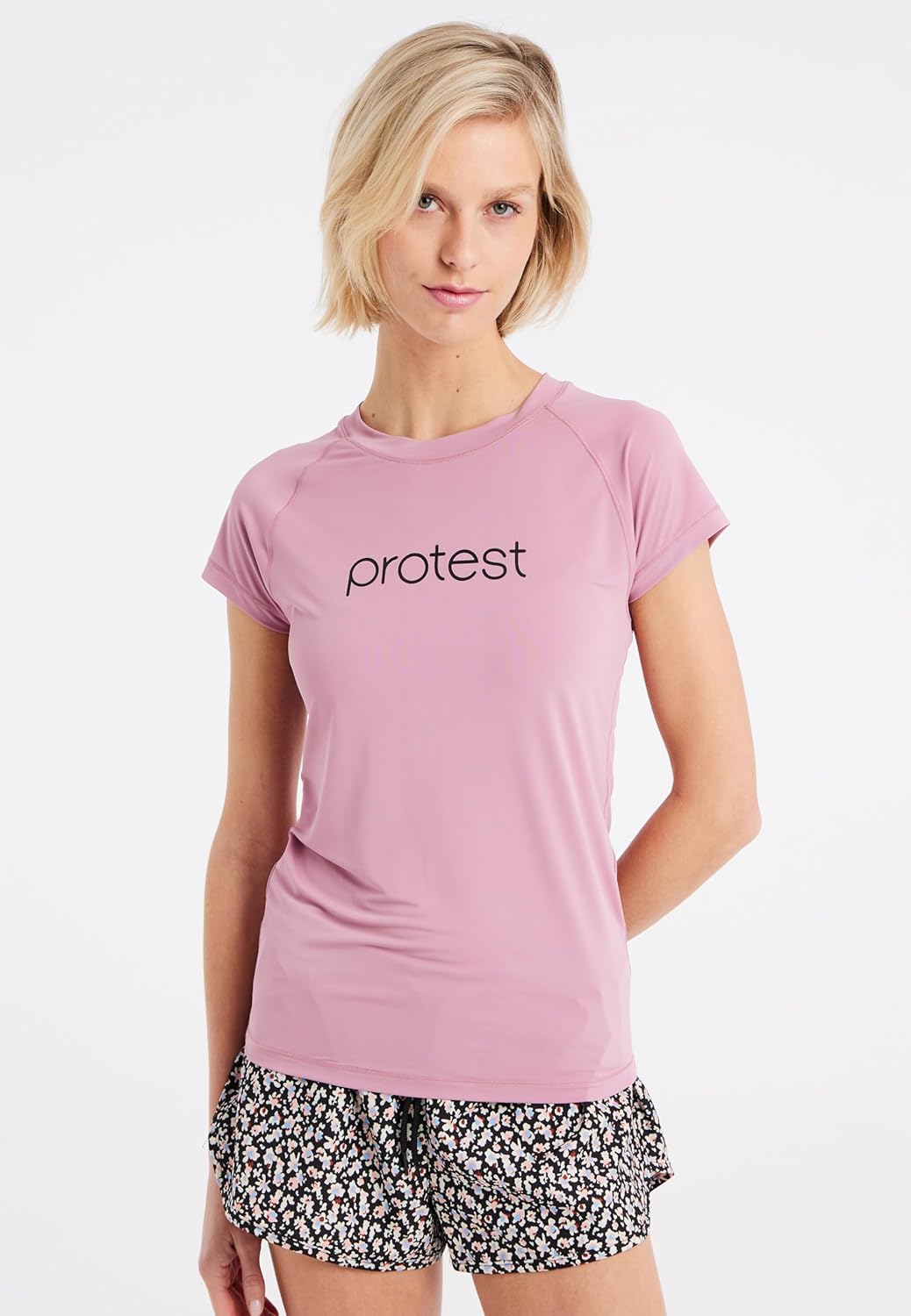 Protest Ladies Kurzarm-Rashguard PRTKILDA XL Duskyrose, XL Duskyrose
