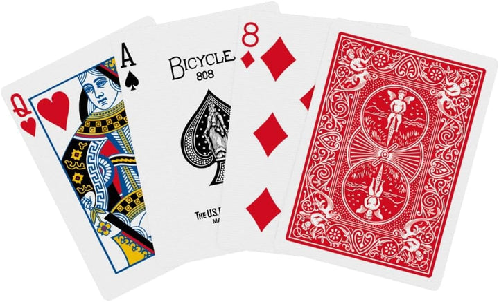 U.S.Playing Card Company Bicycle Pokerkarten Standardgrösse 4er-Packung, 4er-Packung