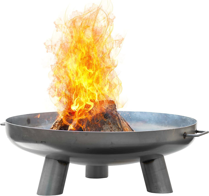 Czaja Feuerschalen® Edelstahl Feuerschale Coburg Ø 80 cm ohne Wasserablauf aus rostfreiem, hitzebest