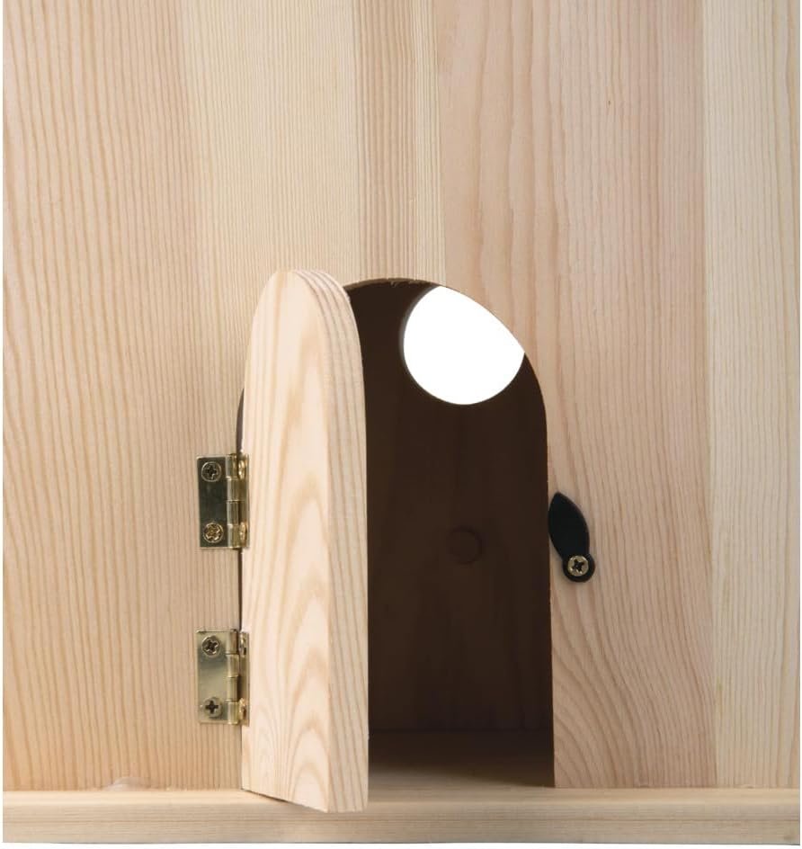 Rayher Holz-Vogelhaus XL, Kiefernholz, FSC zertifiziert, 22 x 19 x 39 cm, 64510505, Natur 22x19x39cm