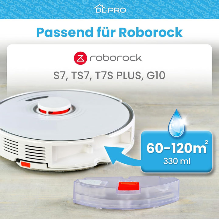 DL-pro Wassertank kompatibel mit Roborock S7 T7S T7S Plus G10 Staubsauger Roboter Kehrmaschine Ersat